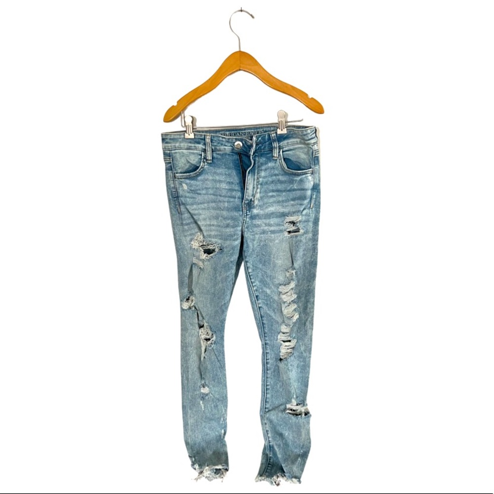 American Eagle Ripped Jeans, Size 10 Long
